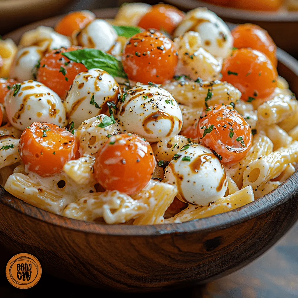 Bevor wir mit der Zubereitung des cremigen Caprese-Pasta-Salats beginnen, ist es wichtig, einen Blick auf die Zutaten zu werfen, die diesem Gericht seinen einzigartigen Geschmack verleihen.