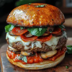 Um den perfekten Monster-Pizza-Burger zuzubereiten, benötigen Sie eine Auswahl an hochwertigen Zutaten, die zusammen eine harmonische Geschmackskombination ergeben. Hier sind die Hauptbestandteile, die Sie für dieses Rezept benötigen: