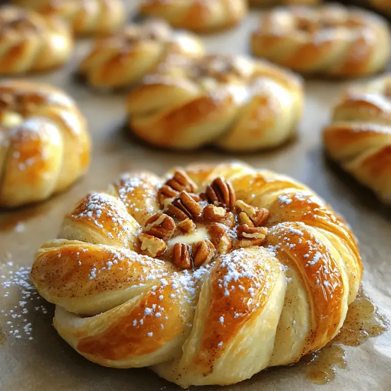 Um köstliche Zimt-Croissant-Wickel zuzubereiten, benötigen Sie folgende Zutaten: