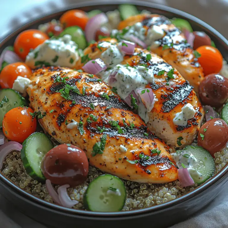 Die griechische Küche ist bekannt für ihre frischen Zutaten und aromatischen Aromen. Wenn Sie auf der Suche nach einem nahrhaften und köstlichen Gericht sind, das sowohl gesund als auch befriedigend ist, dann ist die Griechische Hühnchen-Schüssel genau das Richtige für Sie. Diese Schüssel vereint mageres Hähnchen, knackiges Gemüse und eine köstliche Tzatziki-Soße in einem harmonischen Zusammenspiel der Aromen. In diesem Artikel werden wir Ihnen nicht nur das Rezept vorstellen, sondern auch die einzelnen Schritte detailliert erklären, damit Sie dieses Gericht ganz einfach zu Hause nachkochen können. Egal, ob für ein schnelles Mittagessen oder ein entspanntes Abendessen mit Freunden – diese Hühnchen-Schüssel ist eine perfekte Wahl, die alle Sinne anspricht.