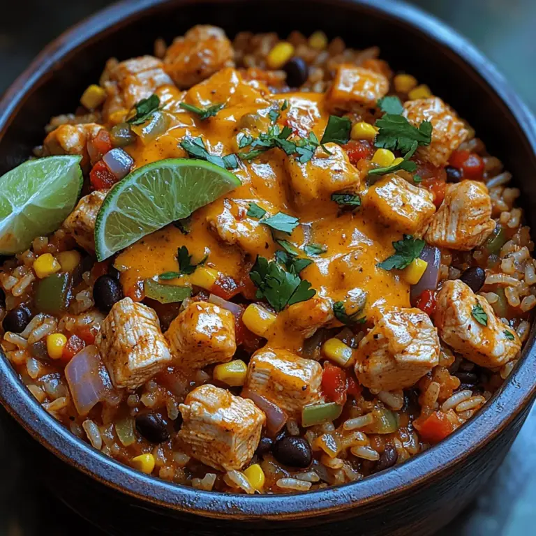 Die Auswahl der Zutaten spielt eine entscheidende Rolle in der Zubereitung des Cheesy Fiesta Eintopfs. Hier sind die Hauptbestandteile, die für dieses Rezept benötigt werden: