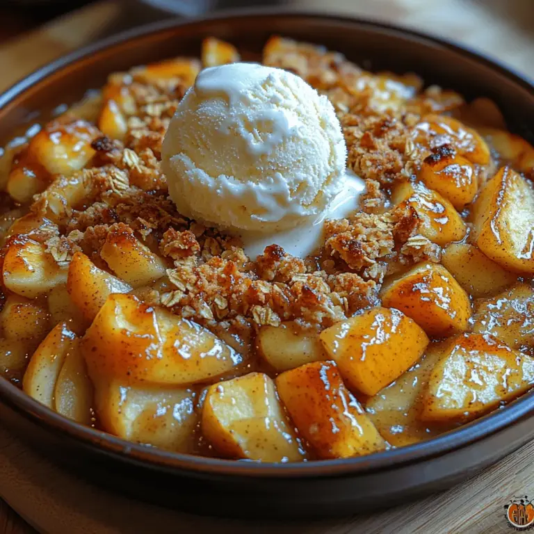 Der Apfel-Crumble ist nicht nur ein Dessert, sondern ein Erlebnis, das die Aromen des Herbstes in jedem Bissen entfaltet. Dieses zeitlose Gericht vereint die Süße und Säure von Äpfeln mit einer knusprigen, goldbraunen Kruste, die sowohl das Herz als auch den Gaumen erfreut. Egal, ob Sie eine gesellige Runde im Freundeskreis planen oder einfach nur eine süße Belohnung nach einem langen Tag suchen, dieser Apfel-Crumble ist die perfekte Wahl.