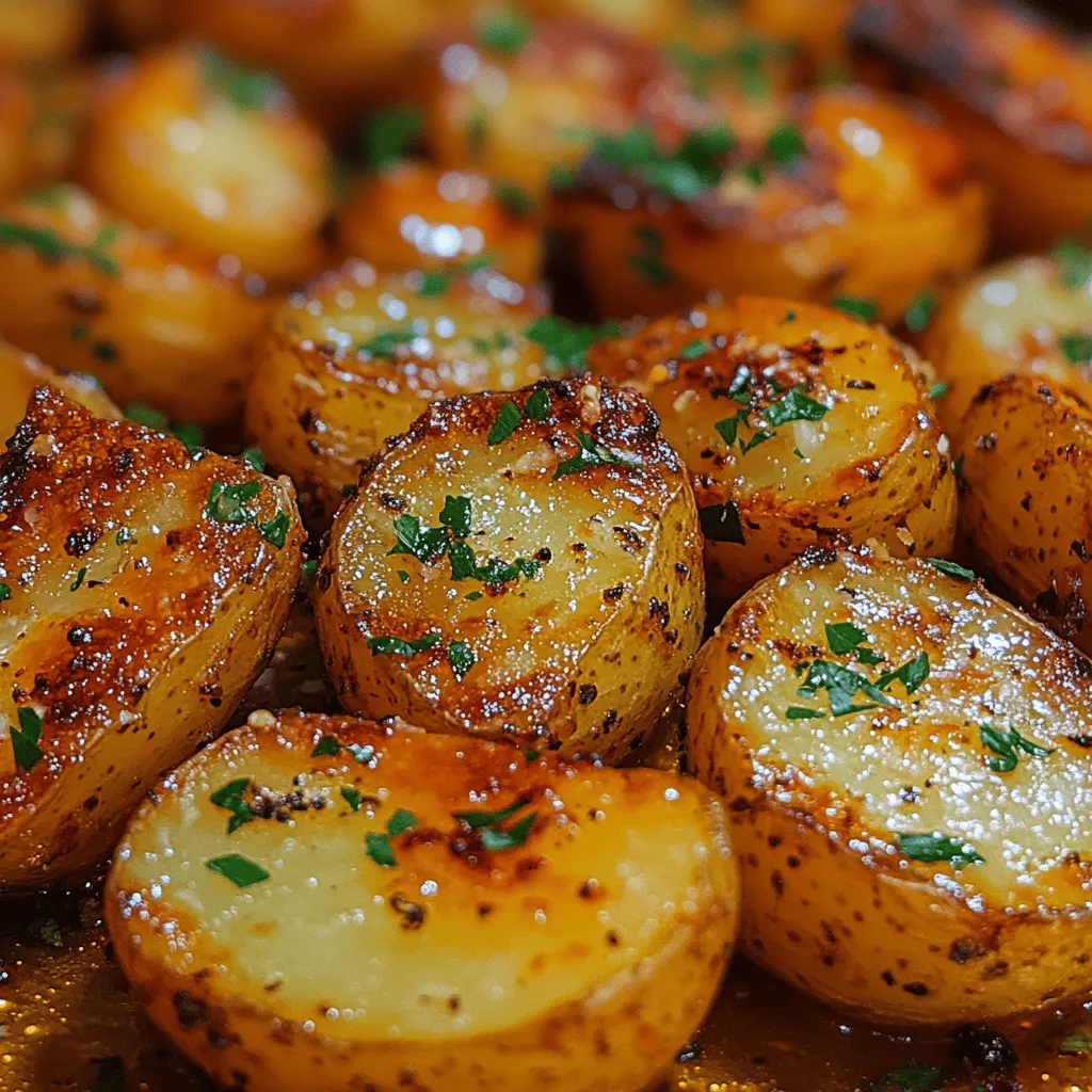 Um die perfekten knusprigen Knoblauchbutter-Kartoffeln zuzubereiten, benötigen Sie die folgenden Zutaten:
