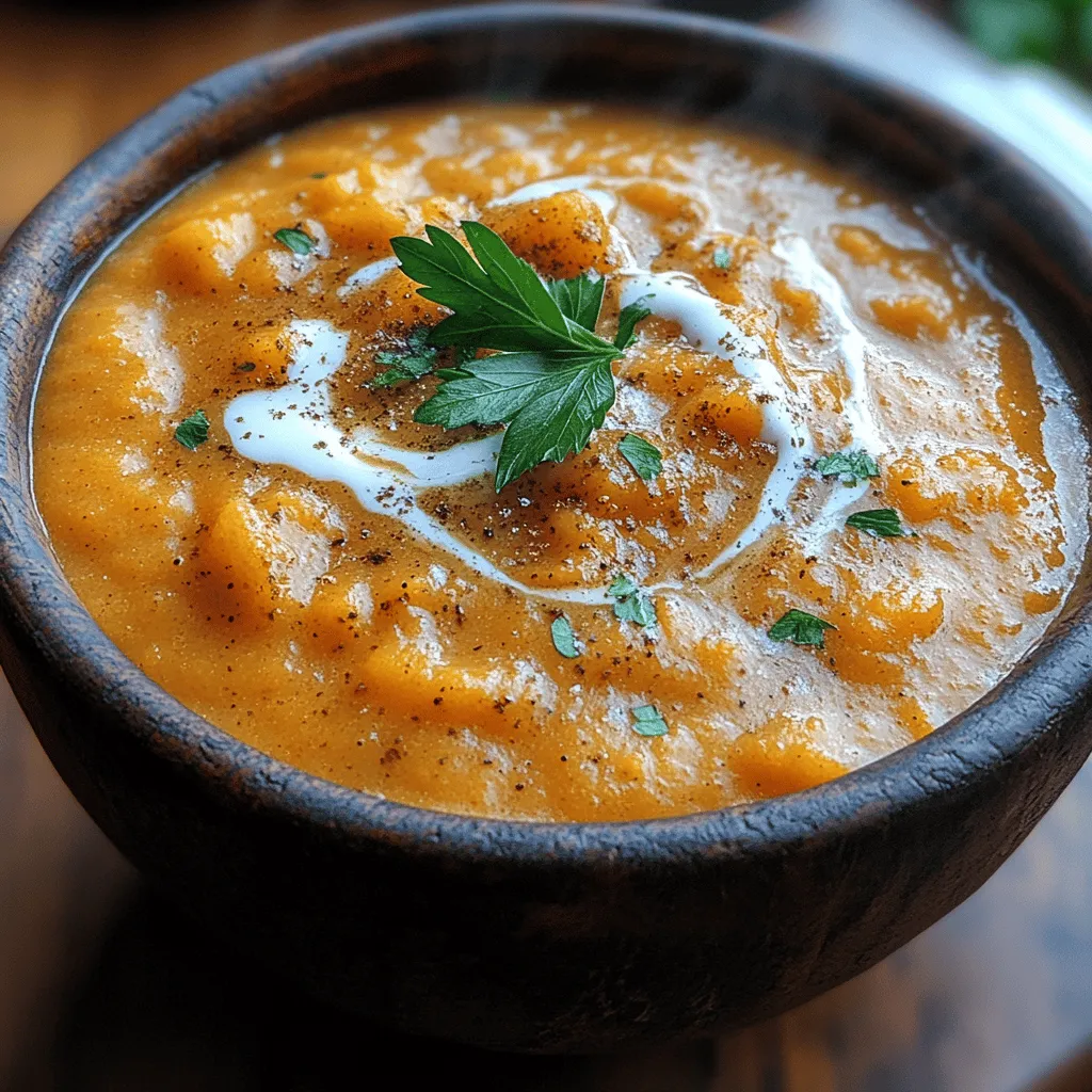In der kalten Jahreszeit gibt es nichts Besseres als eine wärmende, cremige Suppe, die nicht nur den Magen füllt, sondern auch das Herz erwärmt. Die Samtschmelzende Butternut Glücks-Suppe ist genau das – ein köstliches Rezept, das einfach zuzubereiten ist und voller gesunder Zutaten steckt. Diese Suppe kombiniert den süßen Geschmack von Butternut-Kürbis mit aromatischen Gewürzen und einer cremigen Textur, die jeden Löffel zu einem Genuss macht.