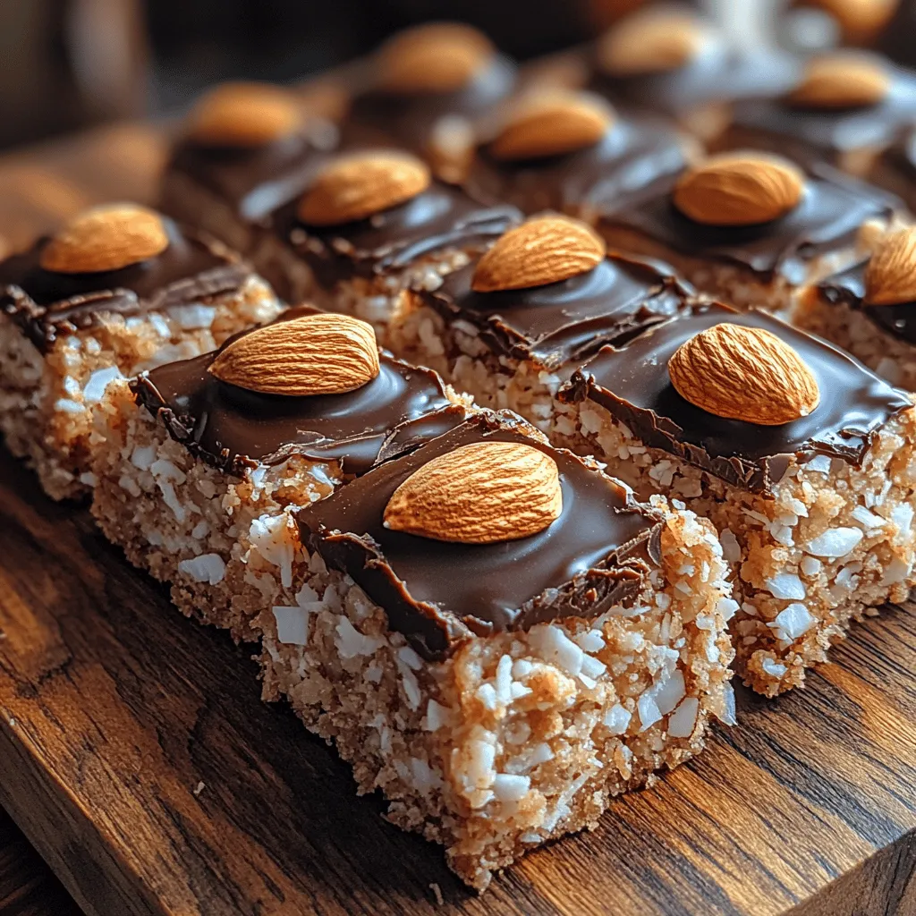 Bevor wir mit der Zubereitung beginnen, ist es wichtig, die einzelnen Zutaten und ihre gesundheitlichen Vorteile zu verstehen. Hier sind die Hauptkomponenten unserer Almond Joy Kokosriegel: