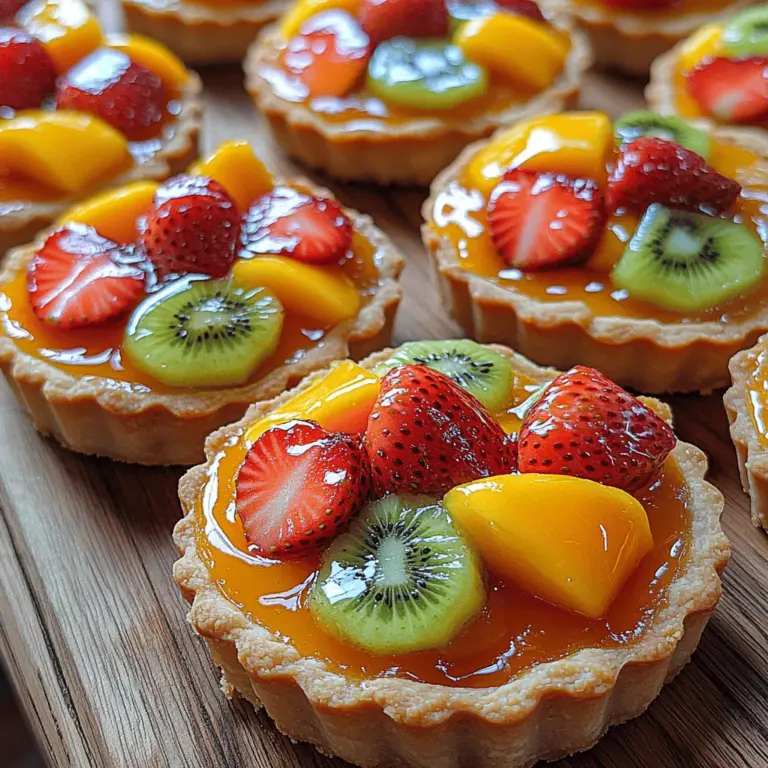 Die Tartschalen bilden die Basis für unsere Mini-Obsttarts und sind entscheidend für die gesamte Textur und den Geschmack. Hier sind die Hauptzutaten, die Sie benötigen:
