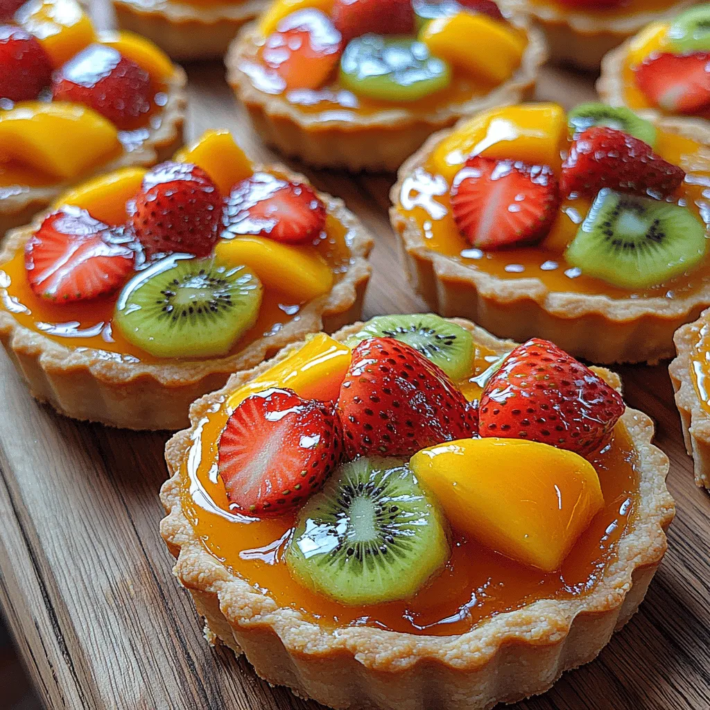 Die Tartschalen bilden die Basis für unsere Mini-Obsttarts und sind entscheidend für die gesamte Textur und den Geschmack. Hier sind die Hauptzutaten, die Sie benötigen: