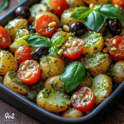 Die Auswahl der richtigen Zutaten ist entscheidend für den Geschmack und die Textur des Pesto Kartoffelsalats. Lassen Sie uns einen genaueren Blick auf die einzelnen Komponenten werfen und die Vorteile sowie die besonderen Eigenschaften der Zutaten näher beleuchten.