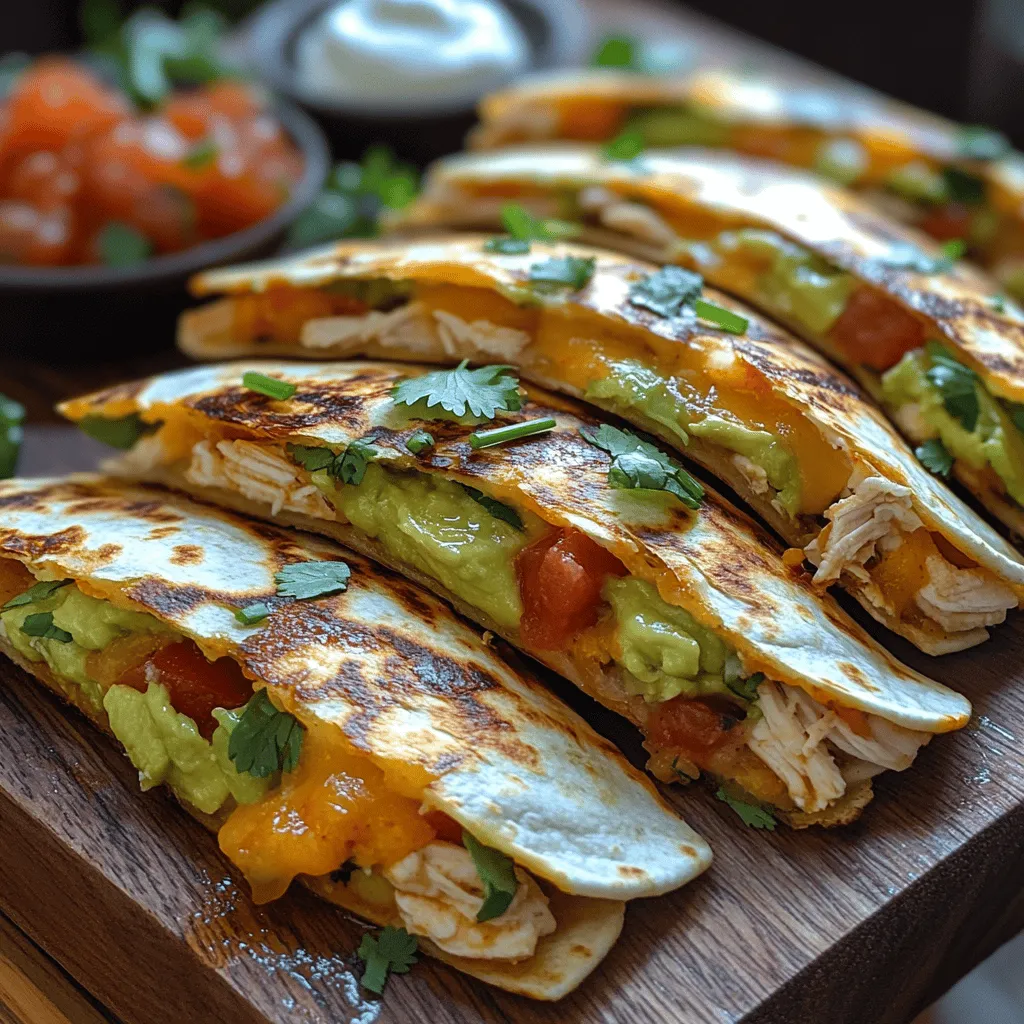 Um die perfekten Avocado Chicken Quesadilla Melts zuzubereiten, benötigen Sie eine Reihe von frischen und schmackhaften Zutaten. Hier ist eine Übersicht der grundlegenden Zutaten: