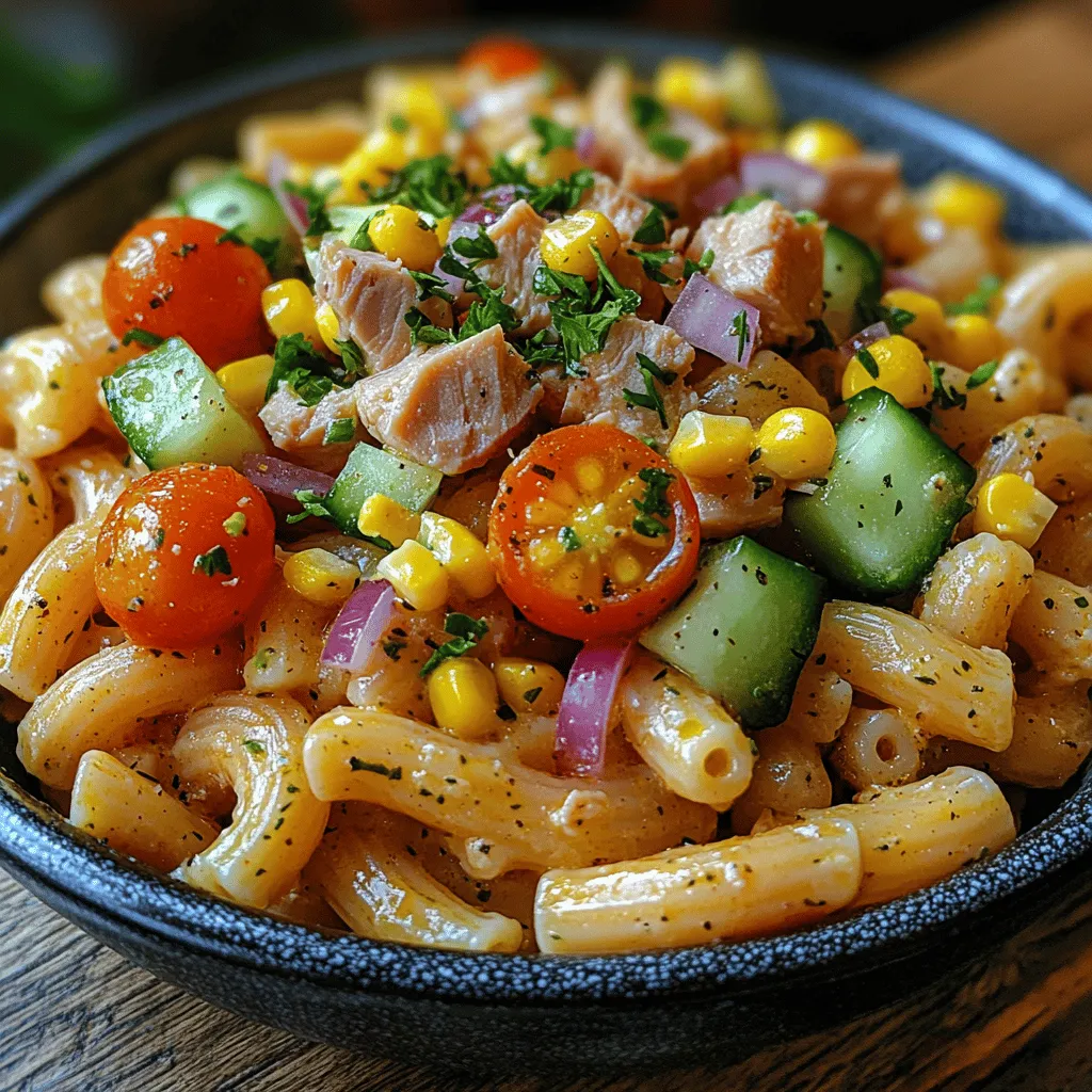 Ellenbogen-Makkaroni sind eine der populärsten Pasta-Sorten und werden oft in einer Vielzahl von Gerichten verwendet, von klassischen Aufläufen bis hin zu Salaten. Sie haben die perfekte Form, um Saucen und andere Zutaten zu umarmen, was sie ideal für dieses Rezept macht. Eine Portion von 100 g ungekochten Makkaroni liefert etwa 350 Kalorien, 12 g Eiweiß und 70 g Kohlenhydrate, was sie zu einer großartigen Energiequelle macht. Sie sind zudem leicht verdaulich und bieten eine gute Basis für viele gesunde Zutaten.