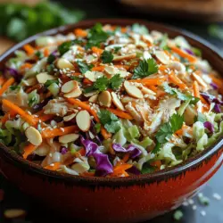 Die richtigen Zutaten sind entscheidend für den Erfolg jedes Rezepts. Unser knackiger Asiatischer Hähnchen-Kohl-Salat besteht aus einer Vielzahl von frischen, nährstoffreichen Zutaten, die nicht nur köstlich schmecken, sondern auch viele gesundheitliche Vorteile bieten. Bei der Auswahl der Zutaten haben wir darauf geachtet, eine ausgewogene Mischung aus Vitaminen, Mineralstoffen und gesunden Fetten zu integrieren. Hier sind die Hauptzutaten, die Sie benötigen werden: