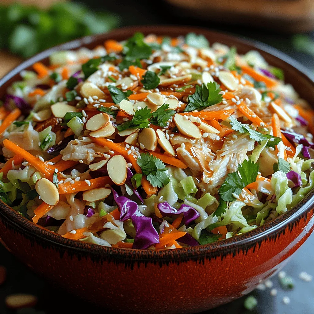Die richtigen Zutaten sind entscheidend für den Erfolg jedes Rezepts. Unser knackiger Asiatischer Hähnchen-Kohl-Salat besteht aus einer Vielzahl von frischen, nährstoffreichen Zutaten, die nicht nur köstlich schmecken, sondern auch viele gesundheitliche Vorteile bieten. Bei der Auswahl der Zutaten haben wir darauf geachtet, eine ausgewogene Mischung aus Vitaminen, Mineralstoffen und gesunden Fetten zu integrieren. Hier sind die Hauptzutaten, die Sie benötigen werden: