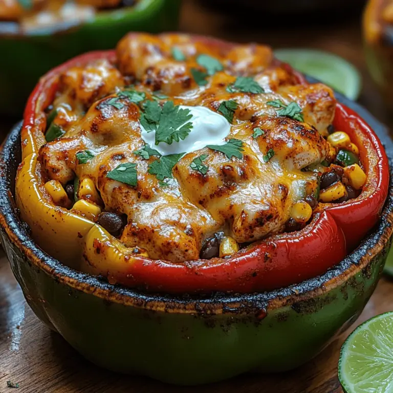 Scharfe Hähnchen-Fajita gefüllte Paprika sind nicht nur ein Gaumenschmaus, sondern auch eine besonders gesunde und bunte Variante eines klassischen Gerichts. Diese Kombination aus zartem Hähnchenfleisch, frischem Gemüse und aromatischen Gewürzen bietet ein überwältigendes Geschmackserlebnis. Die Paprika dienen als perfekte Hülle, die die Füllung umschließt und beim Backen eine köstliche Textur annimmt.