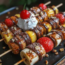 Die Auswahl der Zutaten ist von entscheidender Bedeutung für den Geschmack und die Textur unserer Dessert Kabobs. Hier werfen wir einen Blick auf die einzelnen Komponenten und warum sie wichtig sind.