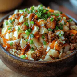Die Zutatenliste für die Low-Carb Eierrolle in einer Schüssel ist übersichtlich und leicht zu beschaffen. Hier sind die Hauptbestandteile, die Sie benötigen: