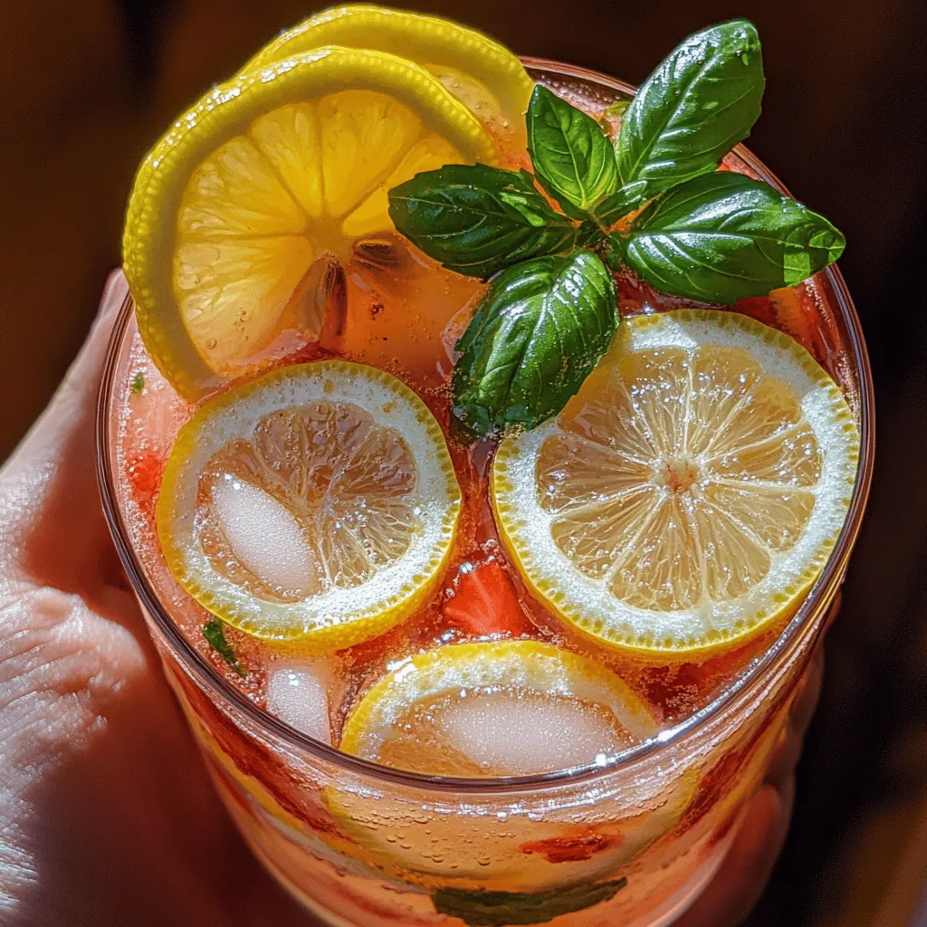 Nährstoffprofil der Erdbeeren Die Erdbeere, als Hauptzutat dieser Limonade, ist nicht nur köstlich, sondern auch äußerst nährstoffreich. Sie sind eine hervorragende Quelle für Vitamin C, das das Immunsystem stärkt und die Hautgesundheit fördert. Darüber hinaus enthalten Erdbeeren Antioxidantien, die helfen, freie Radikale im Körper zu bekämpfen und das Risiko chronischer Krankheiten zu senken. Auch Ballaststoffe sind in Erdbeeren enthalten, was sie zu einer guten Wahl für die Verdauung macht.