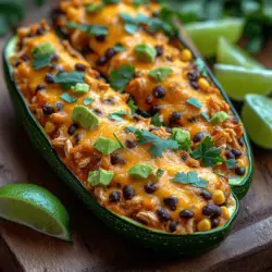 Die gefüllte Zucchini ist ein zeitloses Gericht, das sich durch seine Vielseitigkeit und den köstlichen Geschmack auszeichnet. Ob als Hauptgericht oder als Beilage, gefüllte Zucchini sind nicht nur ein Fest für die Augen, sondern auch für den Gaumen. In diesem Artikel präsentieren wir Ihnen ein Rezept für südwestlich inspirierte Hähnchen gefüllte Zucchini, die nicht nur gesund, sondern auch äußerst schmackhaft sind. Dieses Gericht kombiniert zartes Hähnchenfleisch mit frischen Zutaten und Gewürzen, die jeden Bissen zu einem Erlebnis machen. Egal, ob Sie ein erfahrener Koch oder ein Kochanfänger sind, dieses Rezept wird Sie begeistern und Ihre Gäste beeindrucken.