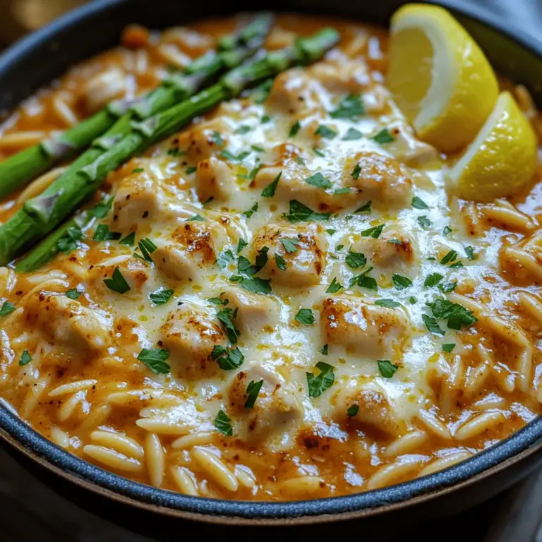 In der heutigen schnelllebigen Welt suchen viele von uns nach köstlichen und gleichzeitig unkomplizierten Rezepten, die sich perfekt für den Alltag eignen. Das cremige Parmesan-Orzo mit Hähnchen und Spargel ist genau das – eine harmonische Kombination aus Aromen, Texturen und Nährstoffen, die sich einfach zubereiten lässt und der ganzen Familie schmeckt. Mit saftigem Hähnchen, zartem Spargel und einer cremigen Parmesan-Sahnesauce ist dieses Gericht nicht nur ein Genuss für den Gaumen, sondern auch eine wahre Augenweide auf dem Teller. In diesem Artikel werden wir die einzelnen Schritte zur Zubereitung dieses Gerichts durchgehen, wichtige Zutaten und deren Vorteile hervorheben und Ihnen einige kreative Präsentationsideen bieten.