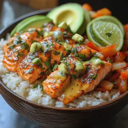 Bevor wir in die Zubereitung eintauchen, schauen wir uns die Zutaten an, die für diese köstliche Cajun-Lachs-Reisbowl benötigt werden. Jede Zutat spielt eine wichtige Rolle und trägt zur Gesamtheit des Gerichts bei.