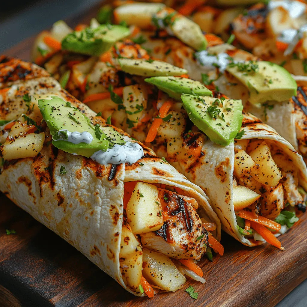 If you’re searching for a fresh, vibrant, and nutritious meal that satisfies your cravings without compromising on taste, look no further than Grilled Chicken Apple Slaw Wraps. This delightful dish combines the succulent juiciness of grilled chicken with the crisp, refreshing crunch of apple slaw, making it a perfect choice for a quick lunch, a satisfying dinner, or even a picnic treat. The balance of flavors—savory chicken, sweet apples, and tangy dressing—creates a symphony of taste that is both exciting and comforting.
