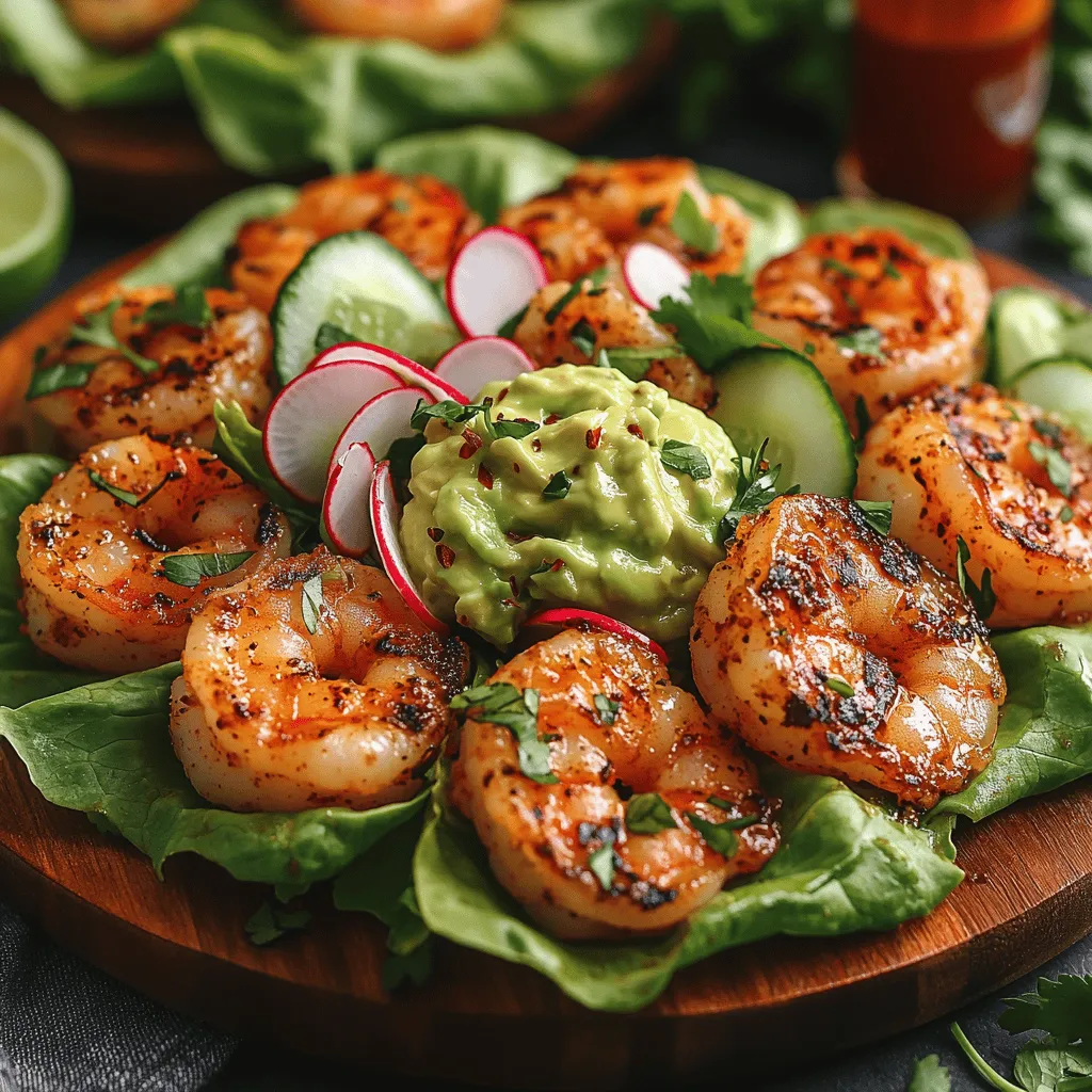 Die Auswahl der Zutaten ist entscheidend für den Geschmack und die Nährstoffdichte der Scharfen Garnelen-Avocado-Lettuce-Wraps. Hier sind die Hauptbestandteile und ihre gesundheitlichen Vorteile: