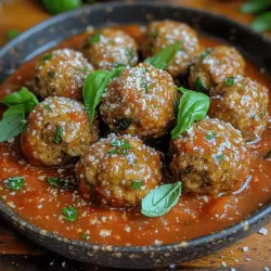 Eine sorgfältige Auswahl der Zutaten ist entscheidend für das Gelingen von Mama's herzhaft italienischen Fleischbällchen. Hier sind die Zutaten, die für das Rezept benötigt werden: