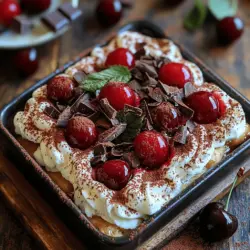 Ein gutes Tiramisu beginnt mit hochwertigen Zutaten. Hier sind die Komponenten, die Ihr für das Kirsche Amaretto Tiramisu benötigt: