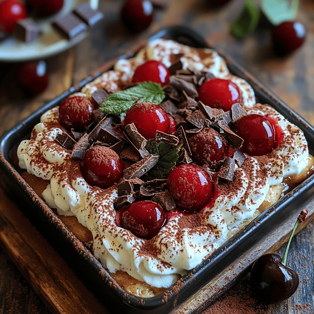 Ein gutes Tiramisu beginnt mit hochwertigen Zutaten. Hier sind die Komponenten, die Ihr für das Kirsche Amaretto Tiramisu benötigt: