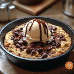 Um einen perfekten Schokoladenkeks-Skillet-Genuss zuzubereiten, benötigen Sie die folgenden Zutaten: