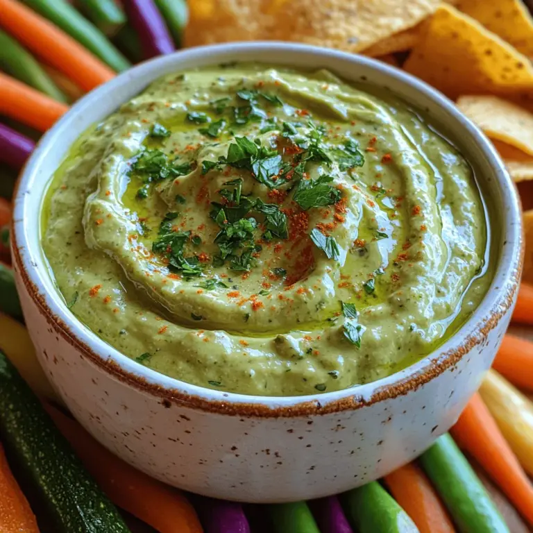 Um den cremigen Avocado-Ranch-Dip zuzubereiten, sind einige Hauptzutaten erforderlich, die nicht nur für den einzigartigen Geschmack sorgen, sondern auch eine Vielzahl an gesundheitlichen Vorteilen bieten. Schauen wir uns diese Zutaten genauer an: