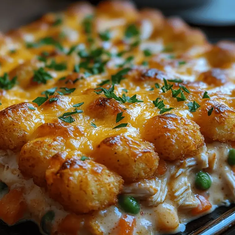 Die Basis eines großartigen Auflaufs liegt in der Auswahl der richtigen Zutaten. Hier sind die Schlüsselbestandteile des Käse-Hühnchen-Tater-Tot-Auflaufs, die zu seinem köstlichen Geschmack beitragen: