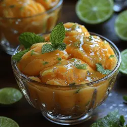Die Auswahl der richtigen Zutaten ist entscheidend für den Geschmack Ihres Sorbets. Hier finden Sie eine detaillierte Übersicht über jede Zutat und ihre Rolle im Rezept.
