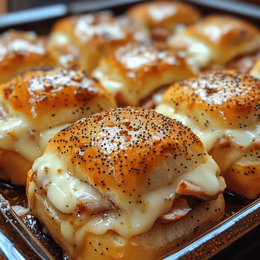 Herzhafte Gebackene Schinken-Käse-Slider sind die perfekten Snacks für jede Gelegenheit. Ob Sie eine Feier planen, ein entspanntes Abendessen mit Freunden veranstalten oder einfach nur einen köstlichen Snack für sich selbst zubereiten möchten, diese kleinen Leckerbissen sind eine ausgezeichnete Wahl. Sie kombinieren den herzhaften Geschmack von zartem Schinken und schmelzendem Käse, alles eingehüllt in ein weiches Brötchen. Besonders beliebt sind sie bei Partys und Buffets, wo Fingerfood gefragt ist.