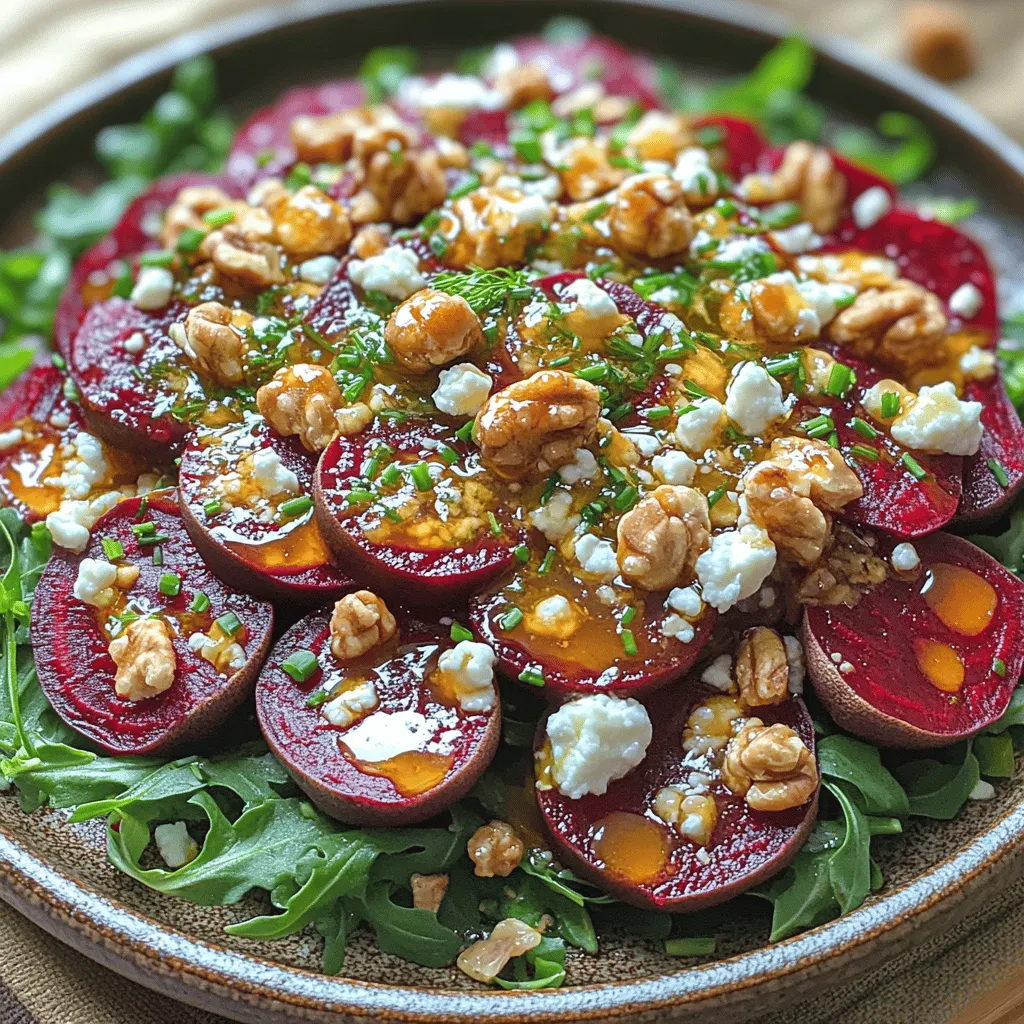 Eine köstliche und gesunde Küche ist für viele von uns ein wichtiges Ziel. In einer Zeit, in der immer mehr Menschen Wert auf gesunde Ernährung legen, suchen wir nach Rezepten, die nicht nur gut schmecken, sondern auch nahrhaft sind. Heute möchten wir Ihnen ein aufregendes Rezept vorstellen, das genau diese Anforderungen erfüllt: Die lebendige Rote-Bete- und Rucola-Delikatesse.