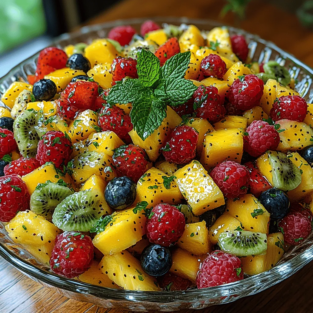 Fruit salads have long held a special place in our culinary hearts, celebrated for their vibrant colors, refreshing flavors, and health benefits. They are not only a feast for the eyes but also a nutritious addition to any meal, making them a popular choice for breakfast, snacks, or even dessert. The versatility of fruit salads allows them to shine at any occasion, whether it’s a summer barbecue, a holiday gathering, or a simple family dinner.