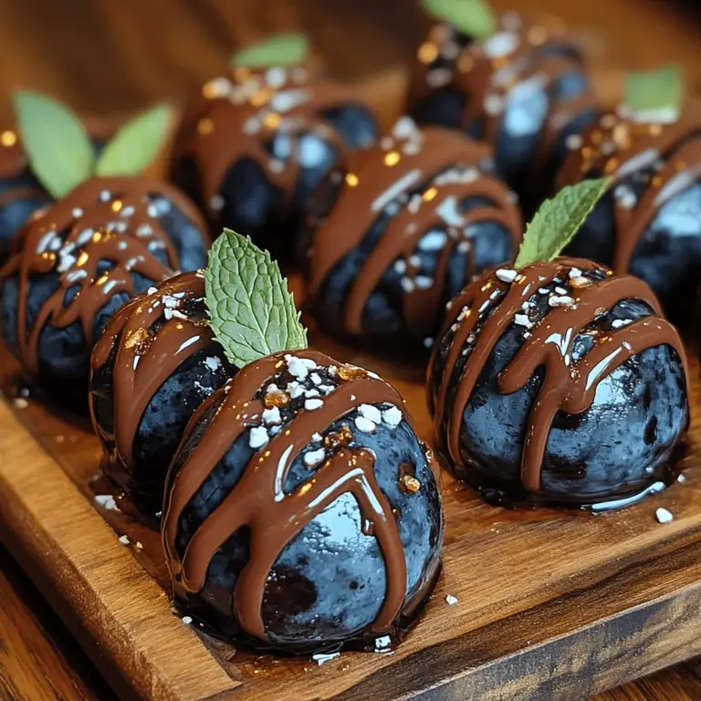 Die Blaubeer Genuss Häppchen sind eine himmlische Kombination aus frischen Blaubeeren und einer cremigen Ricotta-Füllung, die sowohl als Snack als auch als Dessert hervorragend geeignet ist. Dieses Rezept vereint die natürliche Süße der Blaubeeren mit der Leichtigkeit des Ricotta-Käses und setzt Akzente mit einem Hauch von Zitrone und einer optionalen Schokoladenüberzug. Die Blaubeer Genuss Häppchen sind nicht nur köstlich, sondern auch einfach zuzubereiten und stellen eine perfekte Ergänzung für Partys, Familienfeiern oder einfach als gesunder Snack für zwischendurch dar.