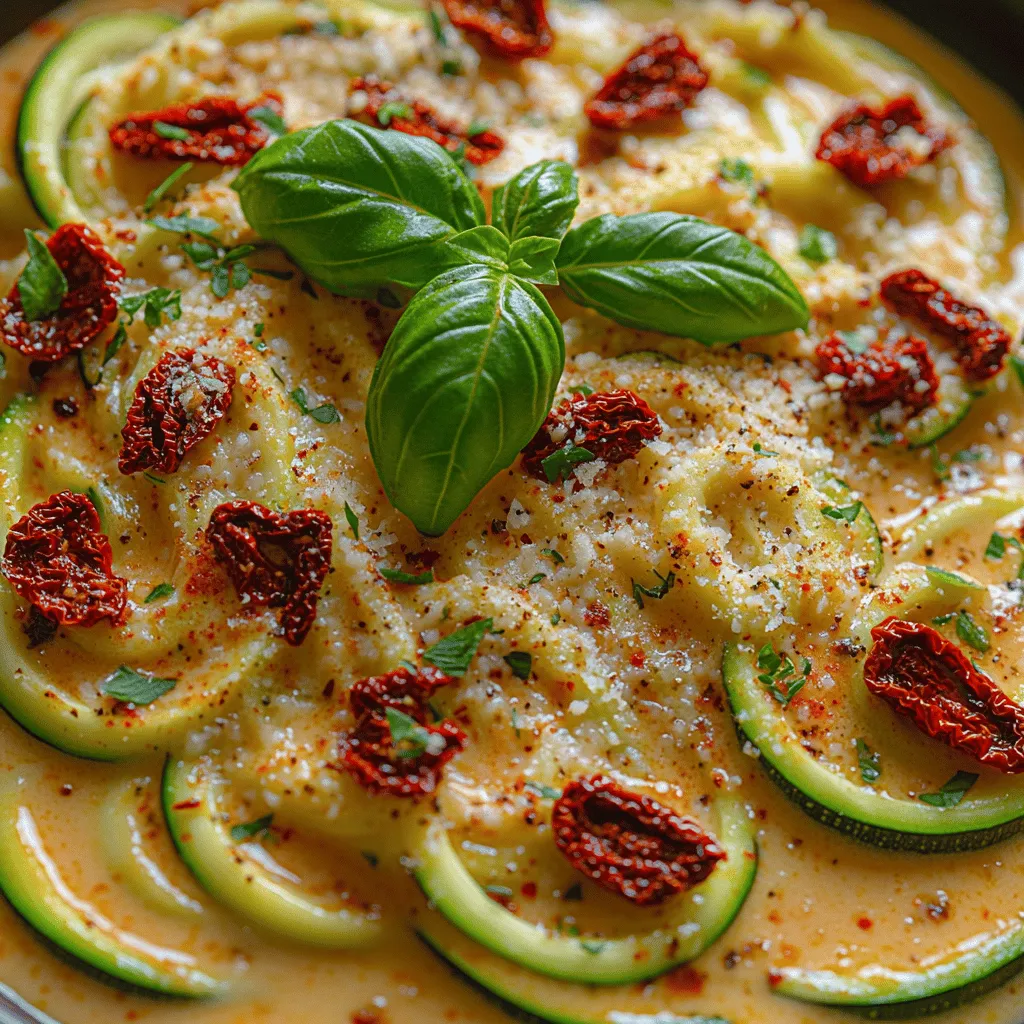 In der modernen Küche sind Rezepte nicht nur einfache Anleitungen zum Kochen, sondern auch Ausdruck von Kreativität, Gesundheit und Genuss. Sie ermöglichen es uns, mit frischen Zutaten zu experimentieren und gesunde, leckere Mahlzeiten zuzubereiten, die sowohl nahrhaft als auch schmackhaft sind. Eines dieser tollen Rezepte sind die cremigen Zoodles mit getrockneten Tomaten. Dieses Gericht ist nicht nur eine wunderbare Alternative zu traditionellen Pasta-Gerichten, sondern bietet auch eine Vielzahl von gesundheitlichen Vorteilen, die es zu einer idealen Wahl für alle machen, die auf ihre Ernährung achten.