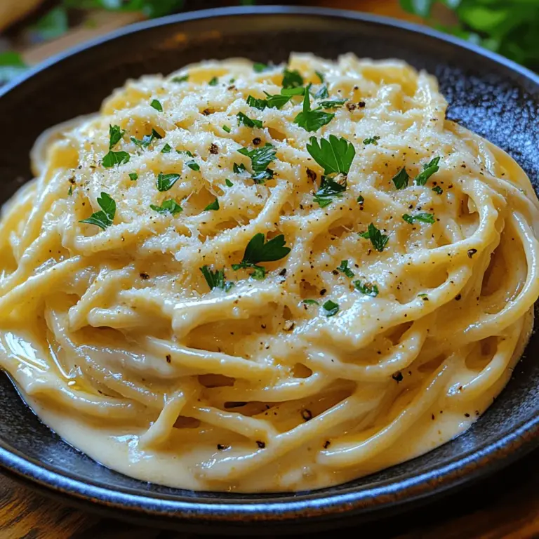 Die italienische Küche ist bekannt für ihre köstlichen und herzhaften Gerichte, die nicht nur den Gaumen erfreuen, sondern auch die Seele erwärmen. Unter den vielen Köstlichkeiten, die sie zu bieten hat, steht die Alfredo-Sauce ganz oben auf der Liste der Favoriten. Besonders in der Kombination mit Fettuccine-Pasta entsteht ein Gericht, das den Namen „samtig“ wirklich verdient. Diese Samtige Knoblauch-Alfredo ist eine perfekte Mischung aus reichhaltigen Aromen und einer cremigen Konsistenz, die sowohl bei Familienessen als auch bei besonderen Anlässen begeistert.