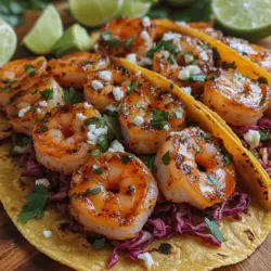 In der modernen Küche spielen Rezepte eine zentrale Rolle. Sie sind nicht nur eine Anleitung zum Kochen, sondern auch eine Möglichkeit, Kultur, Tradition und Kreativität auszudrücken. Besonders in der heutigen Zeit, in der viele Menschen nach schnellen und gesunden Essenslösungen suchen, sind Rezepte ein unverzichtbares Element. Sie helfen, den Alltag zu bereichern und neue Geschmackserlebnisse zu entdecken. Heute möchten wir Ihnen ein ganz besonderes Rezept vorstellen, das sowohl einfach zuzubereiten ist als auch durch seinen rauchigen Geschmack besticht: die Rauchigen Chipotle Garnelen Tacos. Diese köstlichen Tacos kombinieren zarte Garnelen mit einer würzigen Marinade aus Chipotle und geräuchertem Paprikapulver, um ein Geschmackserlebnis zu schaffen, das sowohl frisch als auch herzhaft ist.