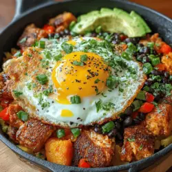 In der Welt der herzhaften Gerichte hat das Südwestliche Hähnchen- und Süßkartoffel-Hash seinen festen Platz eingenommen. Dieses Rezept vereint die Aromen und Zutaten der südwestlichen Küche und bietet eine köstliche Kombination aus zarten Hähnchenstücken, süßlichen Süßkartoffeln und einer Vielzahl von Gewürzen. Es ist nicht nur lecker, sondern auch nahrhaft und einfach zuzubereiten – perfekt für ein schnelles Abendessen oder ein gemütliches Frühstück am Wochenende.