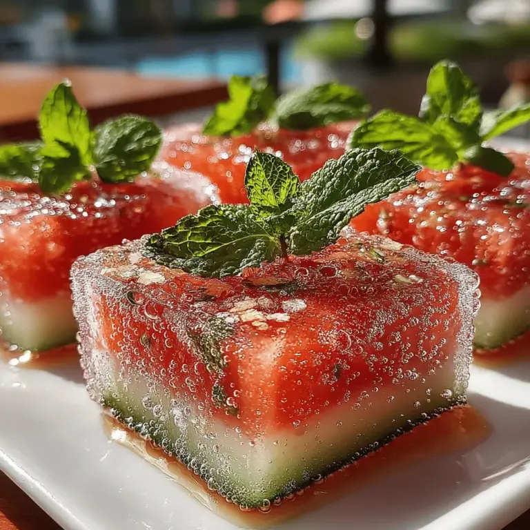 Die Hauptzutat für unsere Pops ist natürlich die Wassermelone. Wählen Sie eine reife, saftige Wassermelone aus, die fest und schwer für ihre Größe ist. Achten Sie darauf, dass die Schale gleichmäßig gefärbt ist und keine braunen Stellen aufweist. Die beste Wassermelone für dieses Rezept ist eine ohne Kerne, da dies die Zubereitung erheblich erleichtert. Schneiden Sie die Wassermelone in kleine Würfel und entfernen Sie alle Kerne, um eine glatte Konsistenz in Ihrem Popsicle zu gewährleisten.