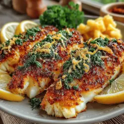 In der heutigen Ernährung spielen Rezepte eine zentrale Rolle, da sie nicht nur den Geschmack und die Vielfalt unserer Mahlzeiten prägen, sondern auch eine wichtige Grundlage für gesunde Essgewohnheiten bieten. Eine bewusste Ernährung ist entscheidend für unser Wohlbefinden und unsere Gesundheit. Aus diesem Grund ist es wichtig, Gerichte zu wählen, die sowohl nährstoffreich als auch schmackhaft sind. Ein hervorragendes Beispiel dafür ist unser Rezept für gebackene Parmesan-Crusted Tilapia – ein herzhaftes und gesundes Gericht, das sich für jede Gelegenheit eignet, sei es ein schnelles Abendessen unter der Woche oder ein festliches Familienessen.