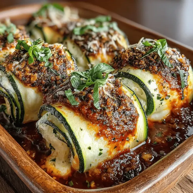 Lasagne ist ein ikonisches Gericht, das in der italienischen Küche fest verankert ist. Diese köstliche Speise, die aus Schichten von Nudelblättern, Fleisch, Käse und einer herzhaften Sauce besteht, hat sich weltweit einen Namen gemacht und erfreut sich großer Beliebtheit in vielen Haushalten. Während die klassische Lasagne mit Teigblättern zubereitet wird, stellen wir Ihnen heute eine gesunde und kreative Variante vor: die Zucchini-Lasagne-Rollen. Diese leckeren Rollen kombinieren die Aromen einer traditionellen Lasagne mit dem frischen, leichten Geschmack von Zucchini, was sie zu einer idealen Wahl für alle Gesundheitsbewussten und Gemüseliebhaber macht.