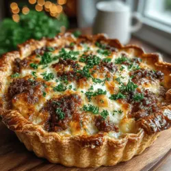 Rustikale Rinder- und Kartoffeltörtchen sind ein wahrer Genuss für alle Liebhaber herzhafter, traditioneller Küche. Dieses Gericht vereint zartes Rinderhackfleisch mit schmackhaften Kartoffeln und Gemüse in einer knusprigen Teighülle. Perfekt für ein gemütliches Familienessen oder als sättigende Mahlzeit für Gäste, erfreuen sich diese Törtchen großer Beliebtheit. Sie sind nicht nur einfach zuzubereiten, sondern auch eine hervorragende Möglichkeit, frische und saisonale Zutaten zu nutzen.