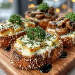 Wenn es um schnelle und köstliche Gerichte geht, die sich perfekt für ein gemütliches Abendessen oder als herzhaften Snack eignen, dann ist die herzhafte Pilz- und Brie-Toast-Schmelze ein absolutes Muss. Dieses Gericht vereint die erdigen Aromen von frischen Pilzen mit dem cremigen, schmelzenden Brie-Käse auf einer knusprigen Brotbasis. Ursprünglich aus der französischen Küche inspiriert, hat es sich zu einem beliebten Klassiker entwickelt, der in vielen Haushalten zu finden ist.