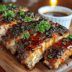 Rippchen sind nicht nur ein köstliches Gericht, sondern auch ein Symbol für geselliges Beisammensein und kulinarische Traditionen. In vielen Kulturen, insbesondere in den USA, sind sie ein fester Bestandteil von Grillfesten und Familientreffen. Die Zubereitung von Rippchen ist eine Kunst, die Geduld und Liebe zum Detail erfordert. Dieses Rezept zeigt Ihnen, wie Sie zarte und geschmackvolle Rippchen zubereiten, die jeden Bissen zu einem Erlebnis machen.