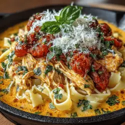 Willkommen in der Welt des geschmackvollen Kochens! Wenn Sie auf der Suche nach einem Rezept sind, das nicht nur einfach zuzubereiten ist, sondern auch mit Aromen gefüllt ist, dann sind Sie hier genau richtig. Das Rezept für cremiges Tomaten-Basilikum-Hühnchen im Crockpot ist genau das, was Sie brauchen, um ein köstliches und nahrhaftes Abendessen für Ihre Familie oder Freunde zuzubereiten. Dieses Gericht kombiniert die Frische von Basilikum mit der herzhaften Tiefe von Tomaten und zartem Hühnchen, das in einer cremigen Sauce köchelt. Es ist nicht nur eine Gaumenfreude, sondern auch eine wunderbare Möglichkeit, die Aromen der italienischen Küche in Ihr Zuhause zu bringen.