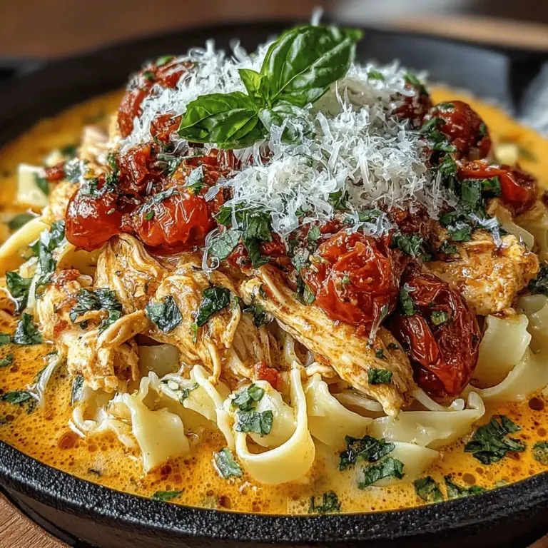 Willkommen in der Welt des geschmackvollen Kochens! Wenn Sie auf der Suche nach einem Rezept sind, das nicht nur einfach zuzubereiten ist, sondern auch mit Aromen gefüllt ist, dann sind Sie hier genau richtig. Das Rezept für cremiges Tomaten-Basilikum-Hühnchen im Crockpot ist genau das, was Sie brauchen, um ein köstliches und nahrhaftes Abendessen für Ihre Familie oder Freunde zuzubereiten. Dieses Gericht kombiniert die Frische von Basilikum mit der herzhaften Tiefe von Tomaten und zartem Hühnchen, das in einer cremigen Sauce köchelt. Es ist nicht nur eine Gaumenfreude, sondern auch eine wunderbare Möglichkeit, die Aromen der italienischen Küche in Ihr Zuhause zu bringen.