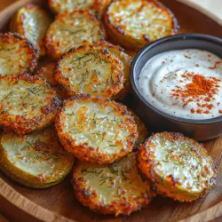 Wenn Sie auf der Suche nach einem köstlichen Snack sind, der sowohl einfach zuzubereiten als auch unglaublich lecker ist, dann sind diese gebackenen Gurkenchips genau das Richtige für Sie. Dieses Rezept für knusprige Dill-Delikatesse hat sich in den letzten Jahren zu einem echten Favoriten entwickelt, sowohl bei Partys als auch als gesunder Snack für zwischendurch. Die Kombination aus der frischen, saftigen Gurke und der knusprigen Panade sorgt für ein Geschmackserlebnis, das sowohl Kinder als auch Erwachsene begeistert.