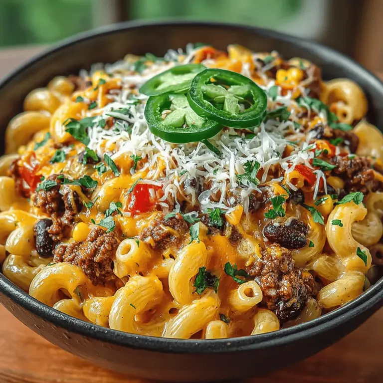 In der modernen Küche spielen Rezepte eine entscheidende Rolle, um köstliche und nahrhafte Mahlzeiten schnell und unkompliziert zuzubereiten. Die Nachfrage nach schnellen, aber geschmackvollen Gerichten wächst stetig, insbesondere unter denjenigen, die einen hektischen Lebensstil führen, aber dennoch nicht auf gute Ernährung verzichten möchten. Ein Gericht, das sich perfekt in dieses Konzept einfügt, sind cremige Taco-Makkaroni aus einem Topf. Diese kreative Kombination aus Pasta und mexikanischen Aromen vereint die besten Elemente beider Küchen und sorgt für ein wahres Geschmackserlebnis.